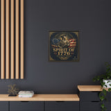 Spirit of 1776 Matte Canvas Framed Wall Art — Patriotic Revolutionary War Decor Canvas Printify 