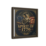 Spirit of 1776 Matte Canvas Framed Wall Art — Patriotic Revolutionary War Decor Canvas Printify 