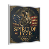 Spirit of 1776 Matte Canvas Framed Wall Art — Patriotic Revolutionary War Decor Canvas Printify 