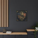 Spirit of 1776 Matte Canvas Framed Wall Art — Patriotic Revolutionary War Decor Canvas Printify 