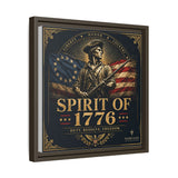Spirit of 1776 Matte Canvas Framed Wall Art — Patriotic Revolutionary War Decor Canvas Printify 