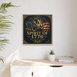Spirit of 1776 Matte Canvas Framed Wall Art — Patriotic Revolutionary War Decor Canvas Printify 