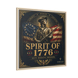 Spirit of 1776 Matte Canvas Framed Wall Art — Patriotic Revolutionary War Decor Canvas Printify 