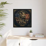 Spirit of 1776 Matte Canvas Framed Wall Art — Patriotic Revolutionary War Decor Canvas Printify 
