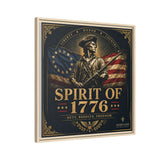 Spirit of 1776 Matte Canvas Framed Wall Art — Patriotic Revolutionary War Decor Canvas Printify 