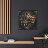 Spirit of 1776 Matte Canvas Framed Wall Art — Patriotic Revolutionary War Decor Canvas Printify 
