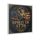 Spirit of 1776 Matte Canvas Framed Wall Art — Patriotic Revolutionary War Decor Canvas Printify 