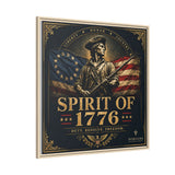 Spirit of 1776 Matte Canvas Framed Wall Art — Patriotic Revolutionary War Decor Canvas Printify 