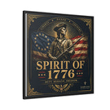 Spirit of 1776 Matte Canvas Framed Wall Art — Patriotic Revolutionary War Decor Canvas Printify 