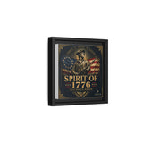 Spirit of 1776 Matte Canvas Framed Wall Art — Patriotic Revolutionary War Decor Canvas Printify 