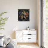 Spirit of 1776 Matte Canvas Framed Wall Art — Patriotic Revolutionary War Decor Canvas Printify 