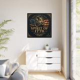 Spirit of 1776 Matte Canvas Framed Wall Art — Patriotic Revolutionary War Decor Canvas Printify 