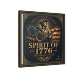 Spirit of 1776 Matte Canvas Framed Wall Art — Patriotic Revolutionary War Decor Canvas Printify 