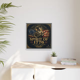 Spirit of 1776 Matte Canvas Framed Wall Art — Patriotic Revolutionary War Decor Canvas Printify 