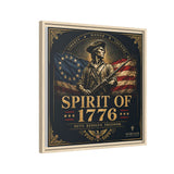 Spirit of 1776 Matte Canvas Framed Wall Art — Patriotic Revolutionary War Decor Canvas Printify 