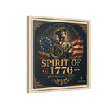 Spirit of 1776 Matte Canvas Framed Wall Art — Patriotic Revolutionary War Decor Canvas Printify 