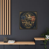 Spirit of 1776 Matte Canvas Framed Wall Art — Patriotic Revolutionary War Decor Canvas Printify 