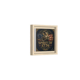 Spirit of 1776 Matte Canvas Framed Wall Art — Patriotic Revolutionary War Decor Canvas Printify 