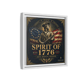 Spirit of 1776 Matte Canvas Framed Wall Art — Patriotic Revolutionary War Decor Canvas Printify 