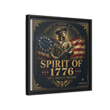 Spirit of 1776 Matte Canvas Framed Wall Art — Patriotic Revolutionary War Decor Canvas Printify 