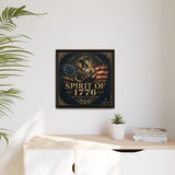 Spirit of 1776 Matte Canvas Framed Wall Art — Patriotic Revolutionary War Decor Canvas Printify 
