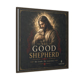 The Good Shepherd Framed Canvas Print — Religious Wall Art ("He leads, He restores") Canvas Printify 